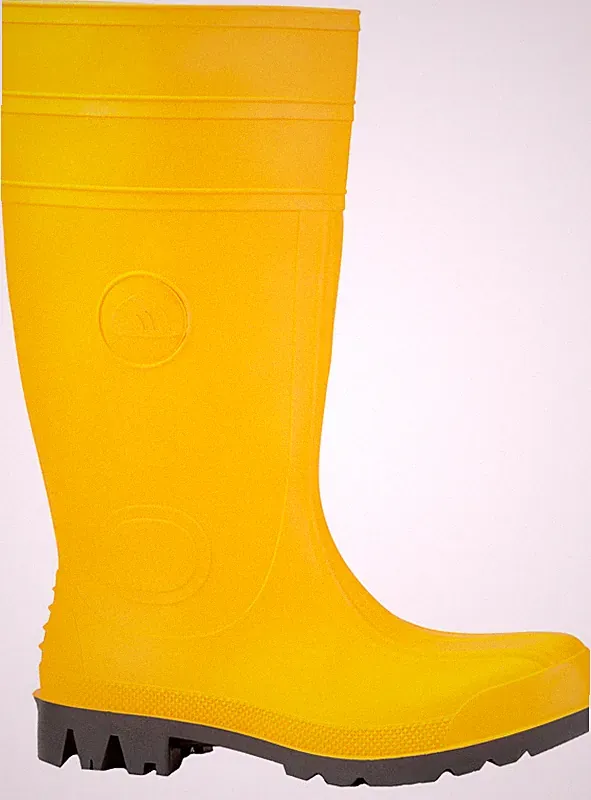 teXXor® Gummistiefel, Arbeitsstiefel, Sicherheitstiefel S5, Farbe Gelb, Gr 37-48