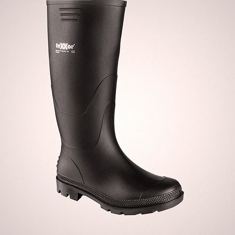 teXXor PVC-Berufsstiefel Gummistiefel Arbeitsstiefel Regenstiefel Gr. 36-48