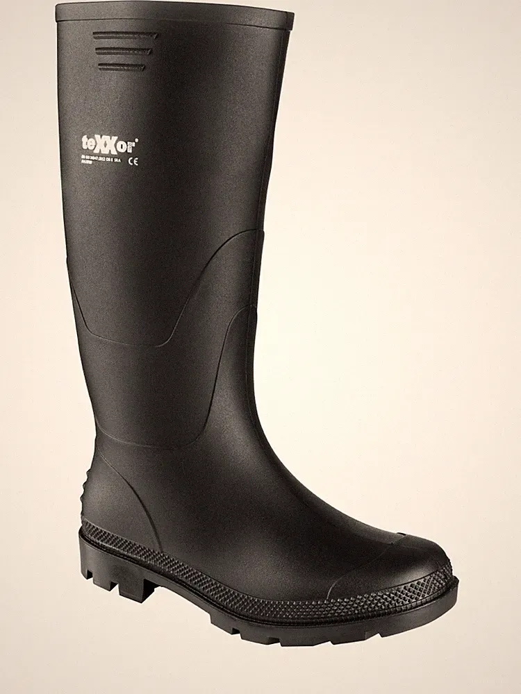 teXXor PVC Berufsstiefel Gummistiefel Stiefel Arbeitsstiefel Regenstiefel Garten