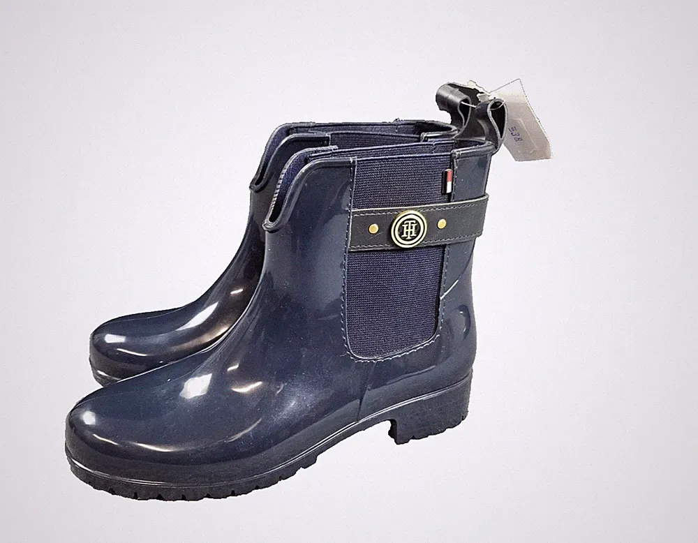 TH Tommy Hilfiger Damen Gummistiefel Stiefelette Gr.38, Neu !!