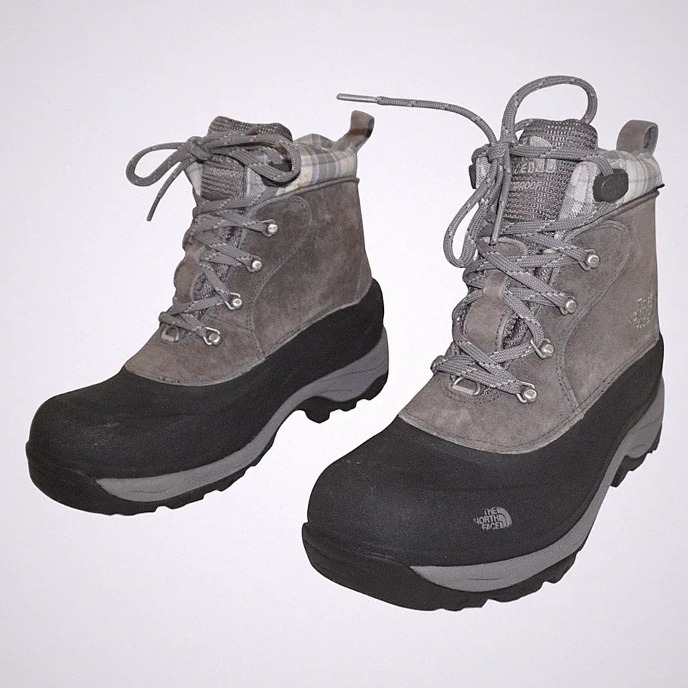 The North Face 40 Damen Stiefel Winterstiefel Boots Chilkat Grau Schwarz