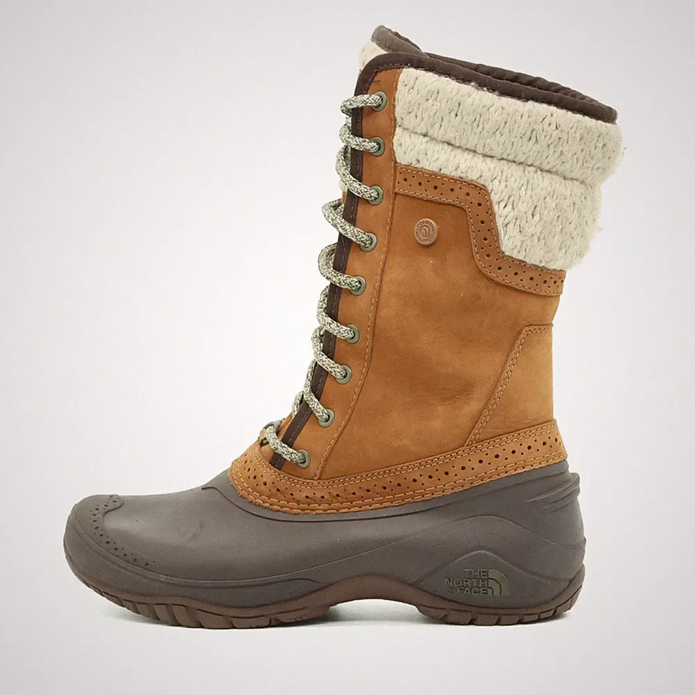 The North Face Damen 638874 Stiefel Braun Leder Hoher Boots Winterstiefel EU 38