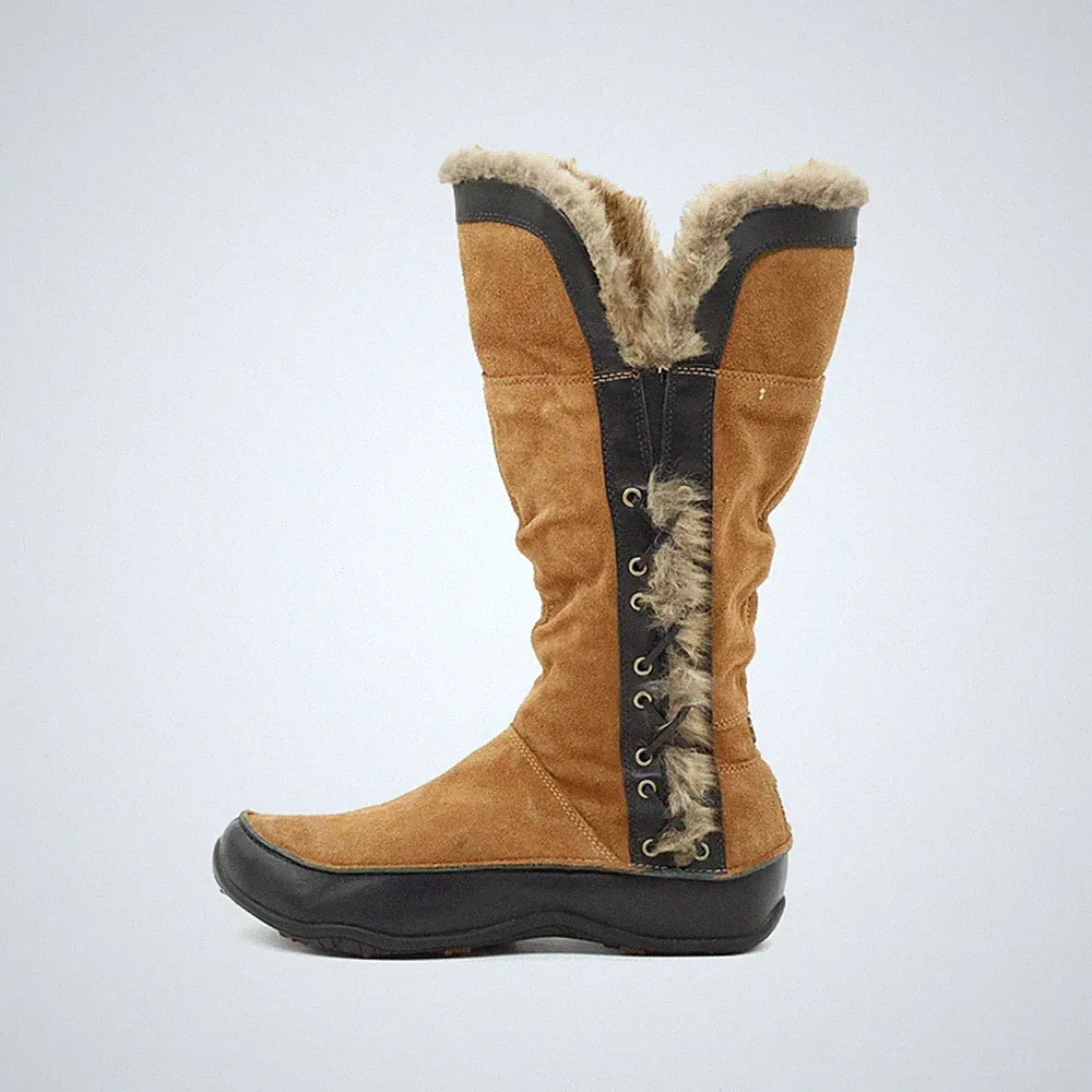 The North Face Damen A1MUZ Stiefel Braun Wildleder Winter Winterstiefel EU 38.5