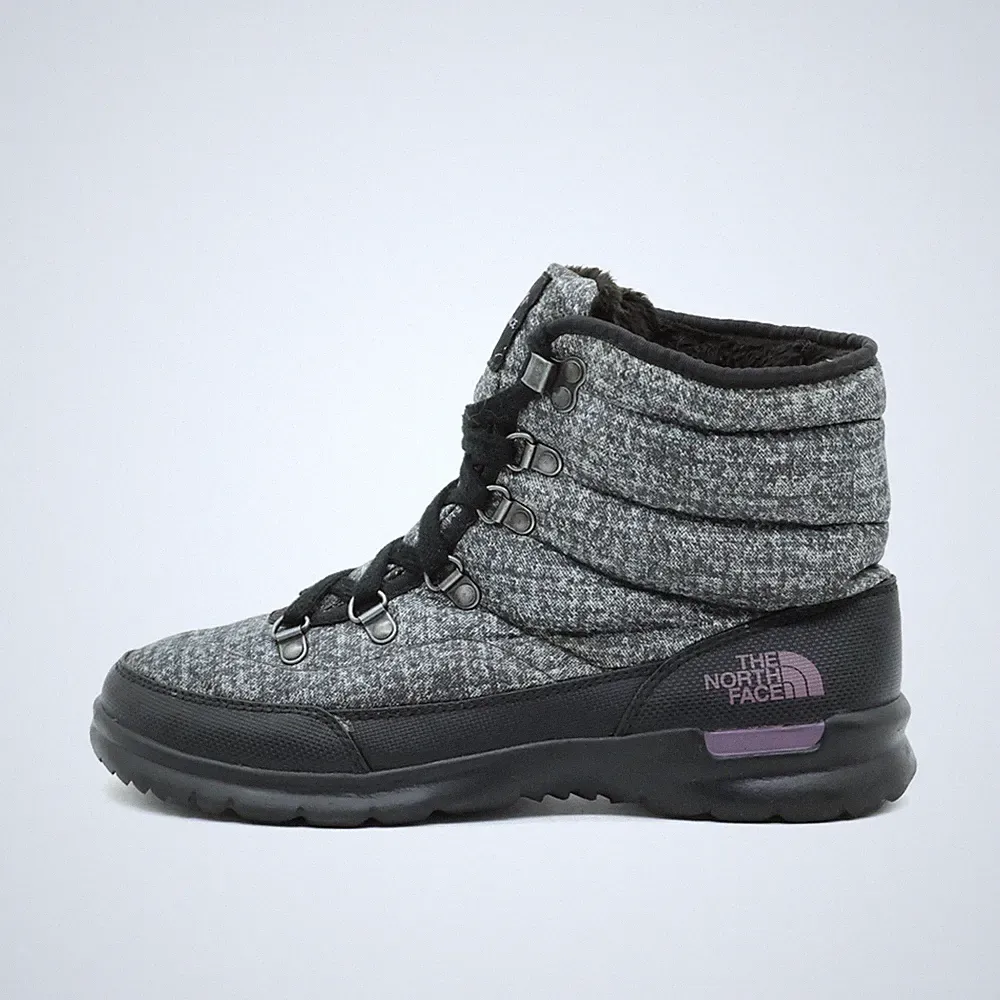 The North Face Damen NF0A2T5LYSR Boot Grau Textil Outdoor Winterstiefel EU 38
