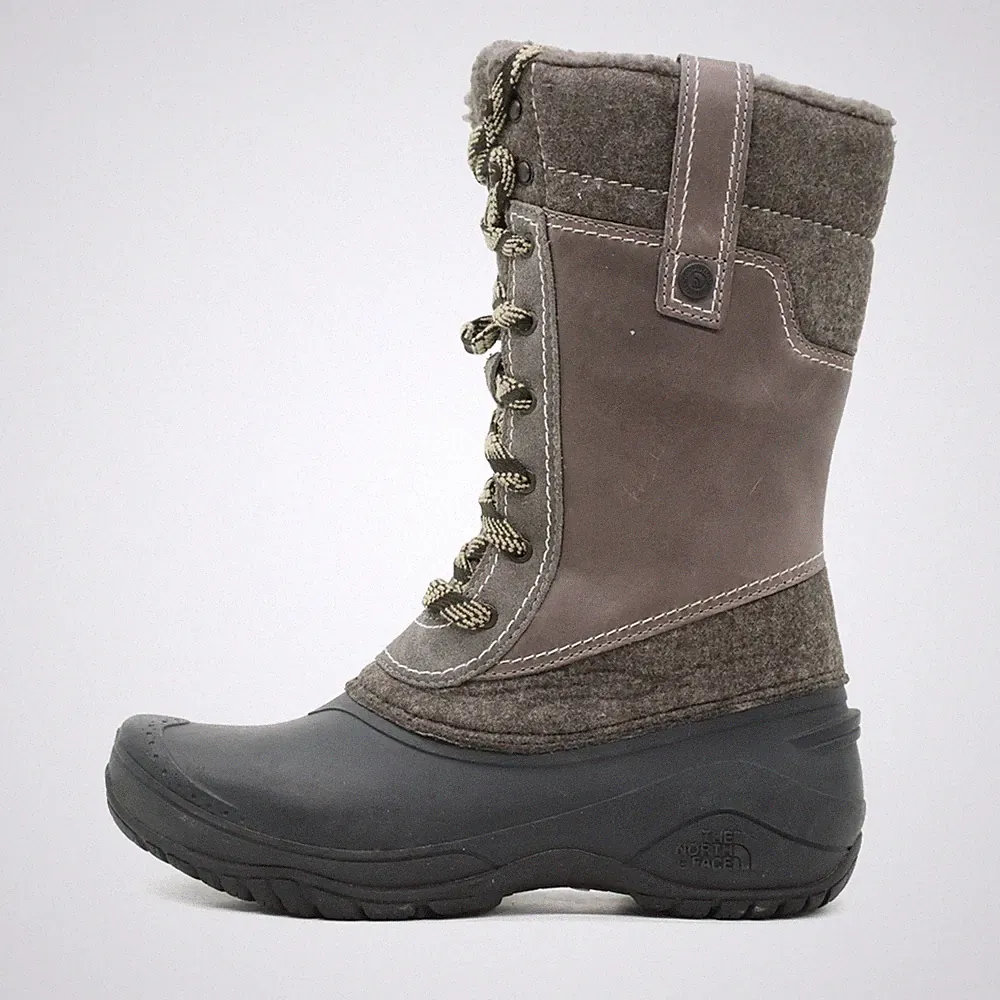 The North Face Damen NF0A3MKR Stiefel Braun Grau Winter Winterstiefel EU 39