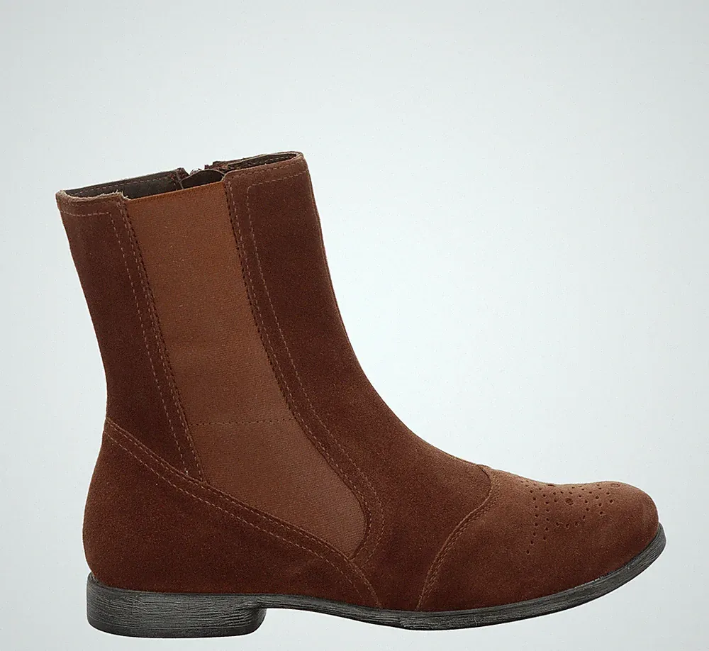 THINK! AGRAT Stiefelette Chelsea-Boot Stiefel Schoko braun 3-000977-3000