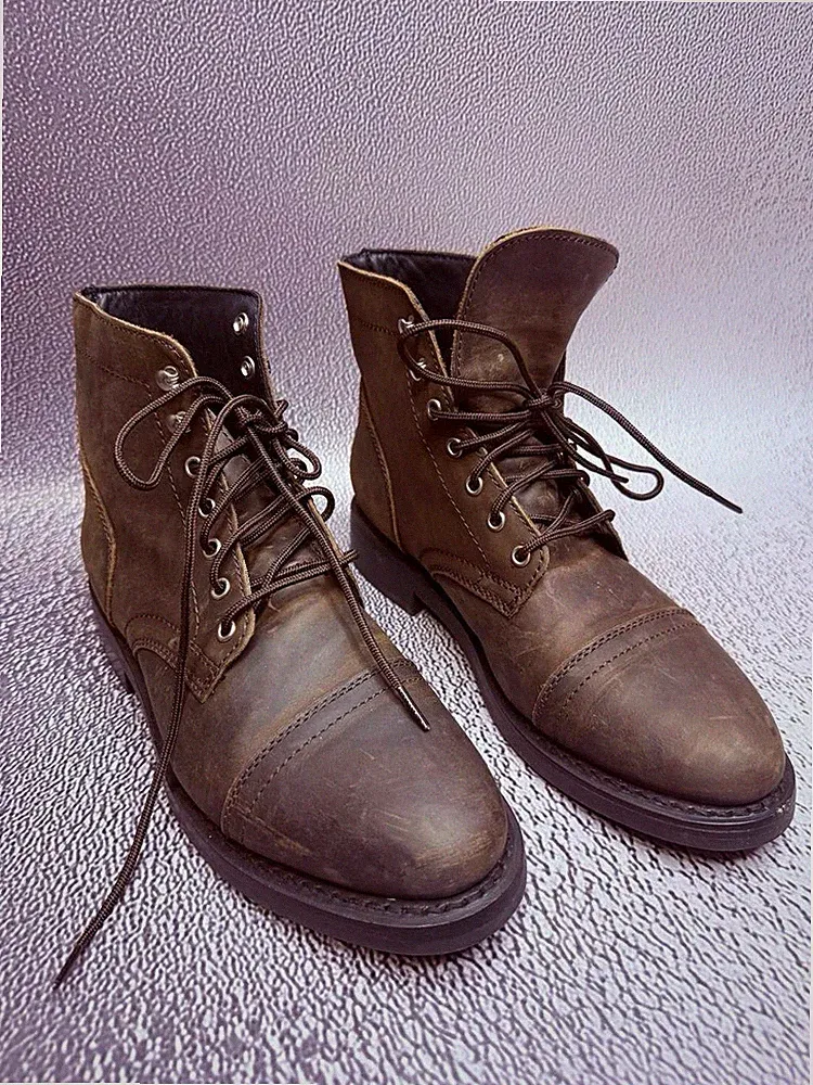 Thursday Boot Company Captain braune Damen-Schnürstiefel Größe 9,5