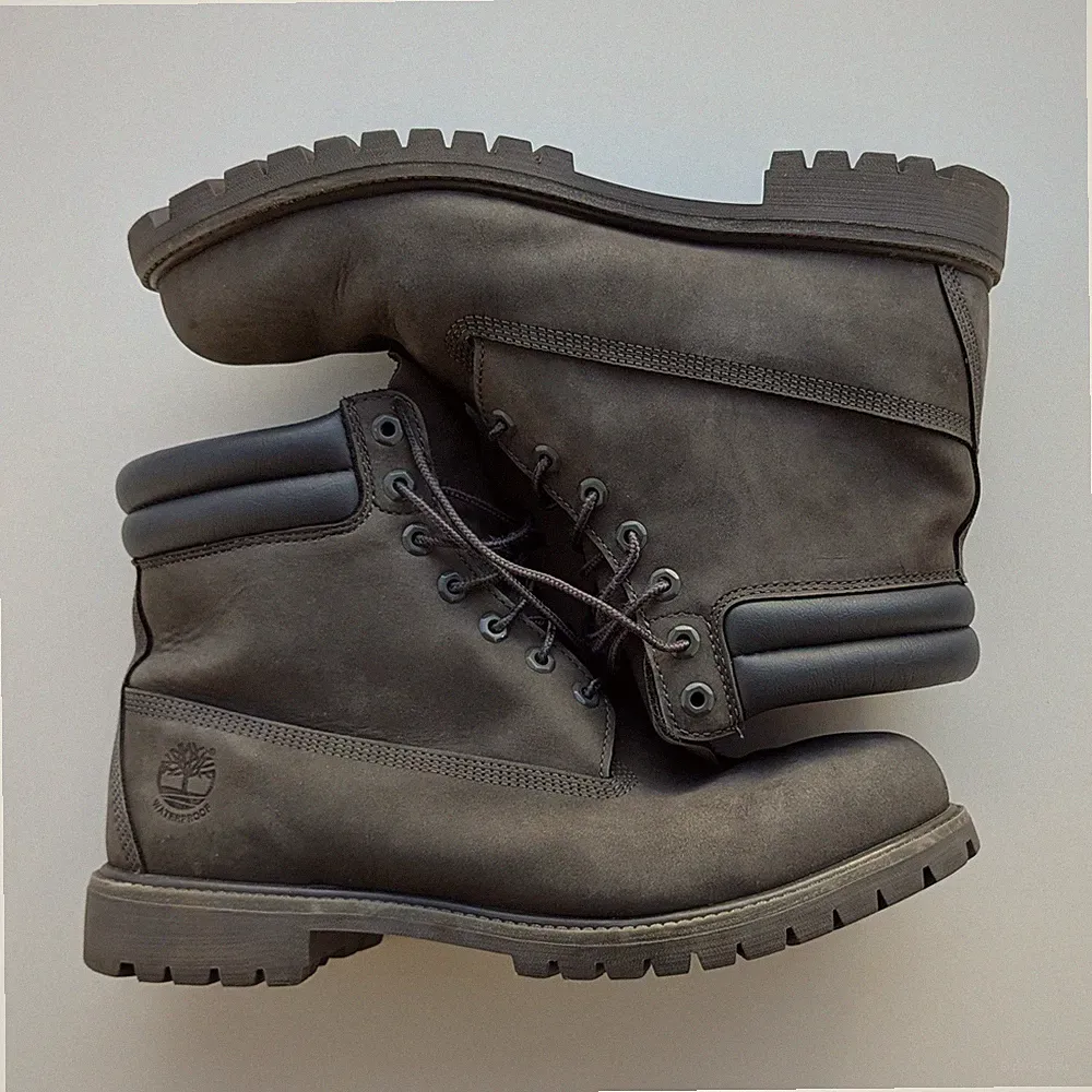 Timberland 6" Boots grau Schuhe Stiefel 47,5 13W Leder Carhartt