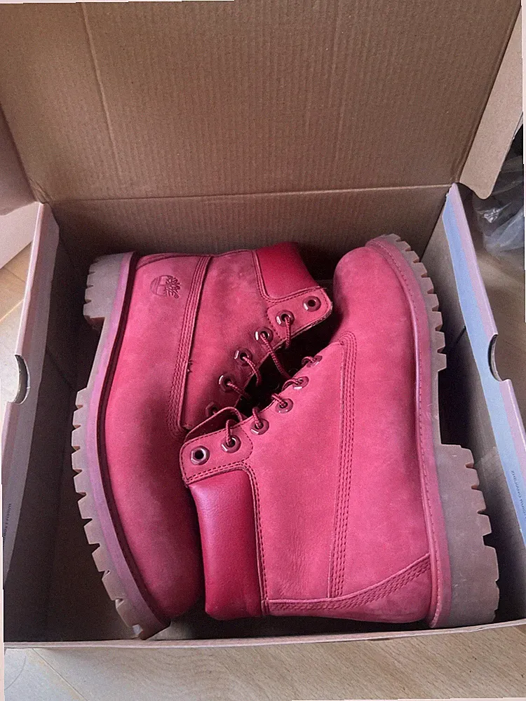 Timberland 6-Inch Premium Boots Rot EU 39,5 / US 6,5 Herren A13HV PrimaLoft