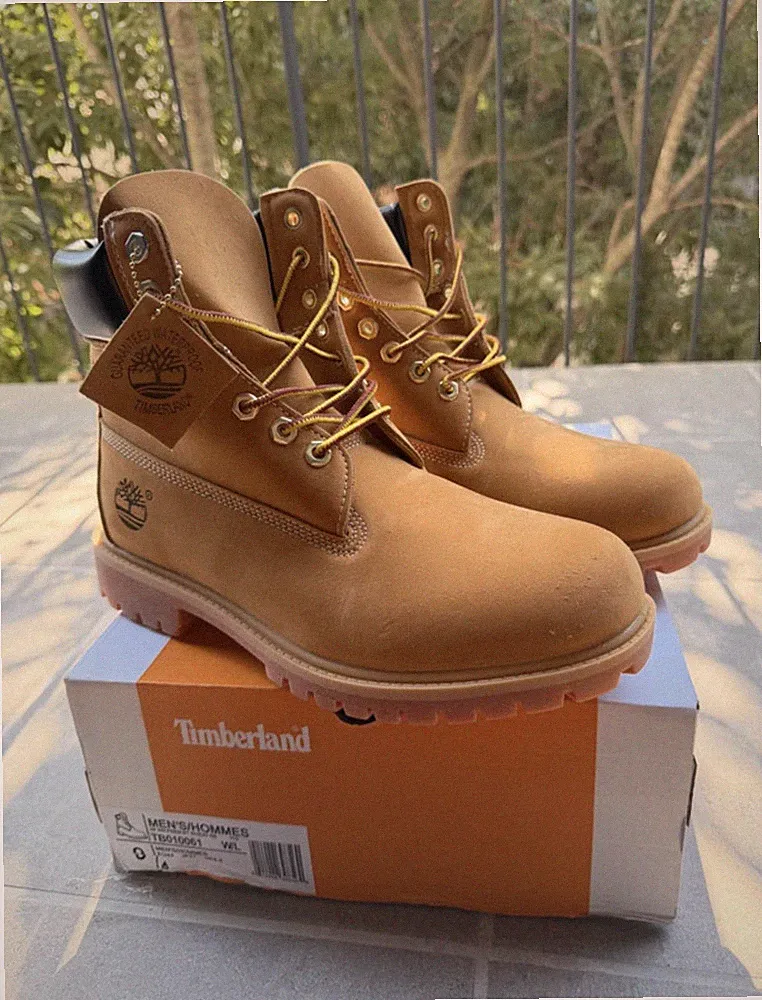 Timberland 6-Inch Premium Herrenschuhe - Gelb, EU 43