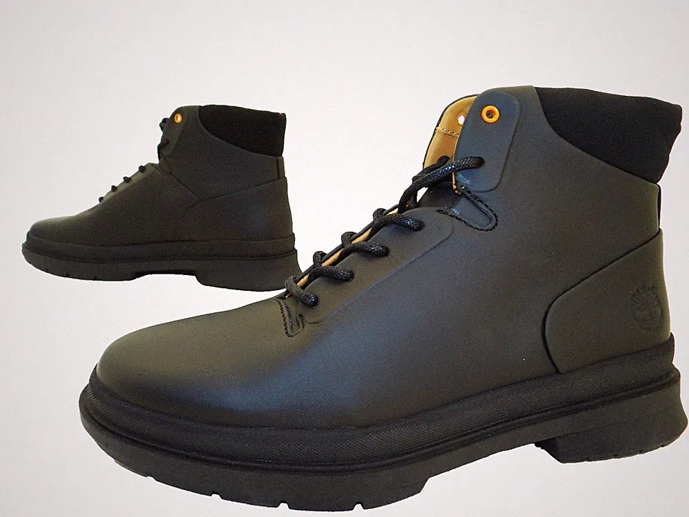 Timberland Boulevard Boots Stiefel Stiefelette Herren Leder Gr.47,5 Schwarz
