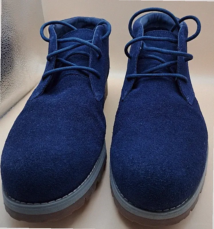 Timberland, Britton Square MidLace Stiefel Gr. 45,5, blau Nubuk, TB0A6CAAEW9