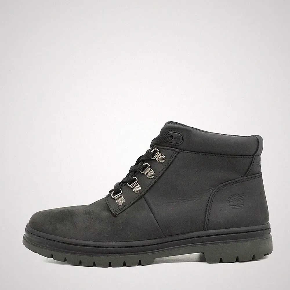 Timberland Damen 12345 Stiefel Schwarz Leder Outdoor Schnürstiefel EU 41.5