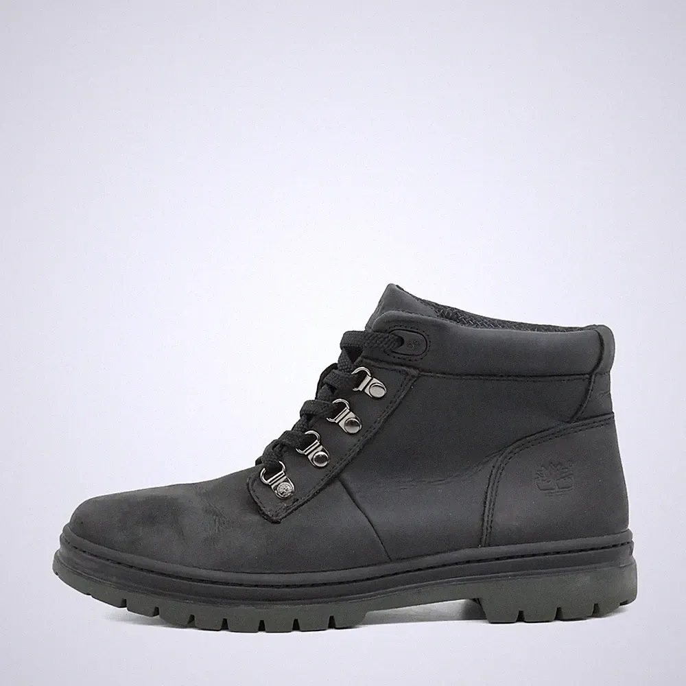 Timberland Damen 12345 Stiefelette Schwarz Leder Gepolstert Stiefel EU 41.5