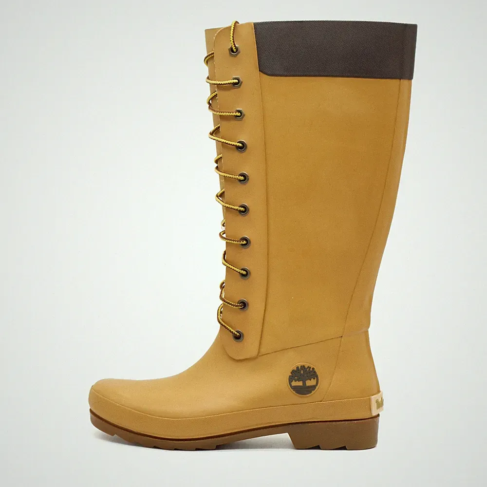 Timberland Damen 16691M Stiefel braun Gummi Kniehoch Outdoor Gummistiefel EU 38