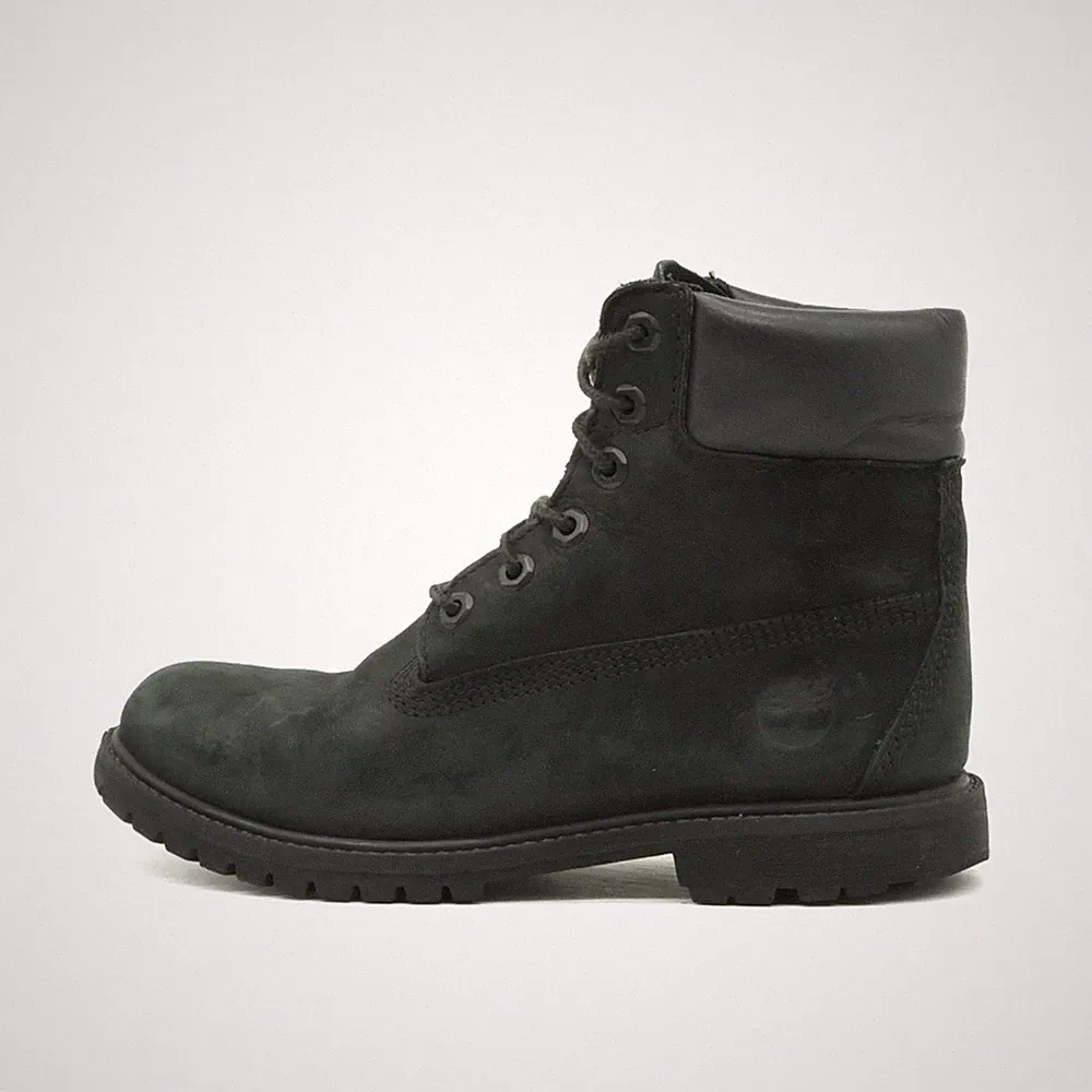 Timberland Damen 6 inch premium boot schnürstiefel schwarz schaft boots EU 37,5