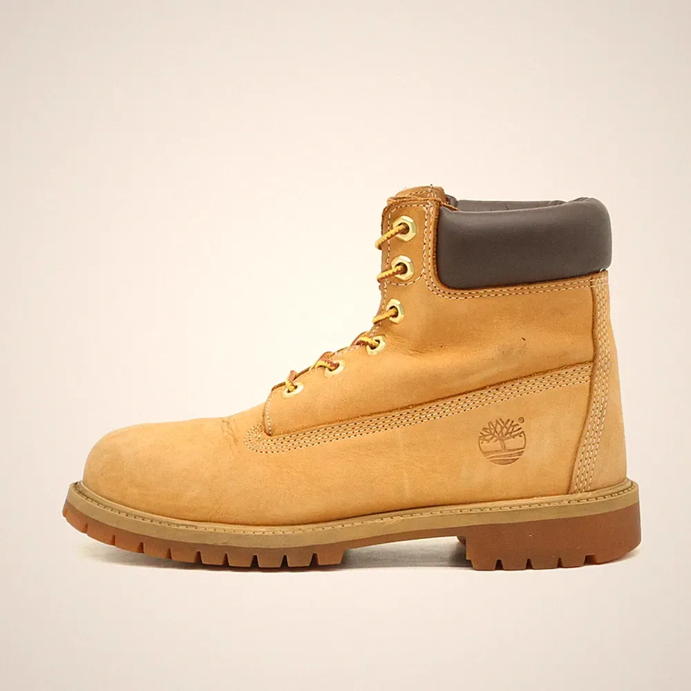 Timberland Damen 6-Inch Premium Boot Weizen Leder Wasserfest Stiefel EU 35,5