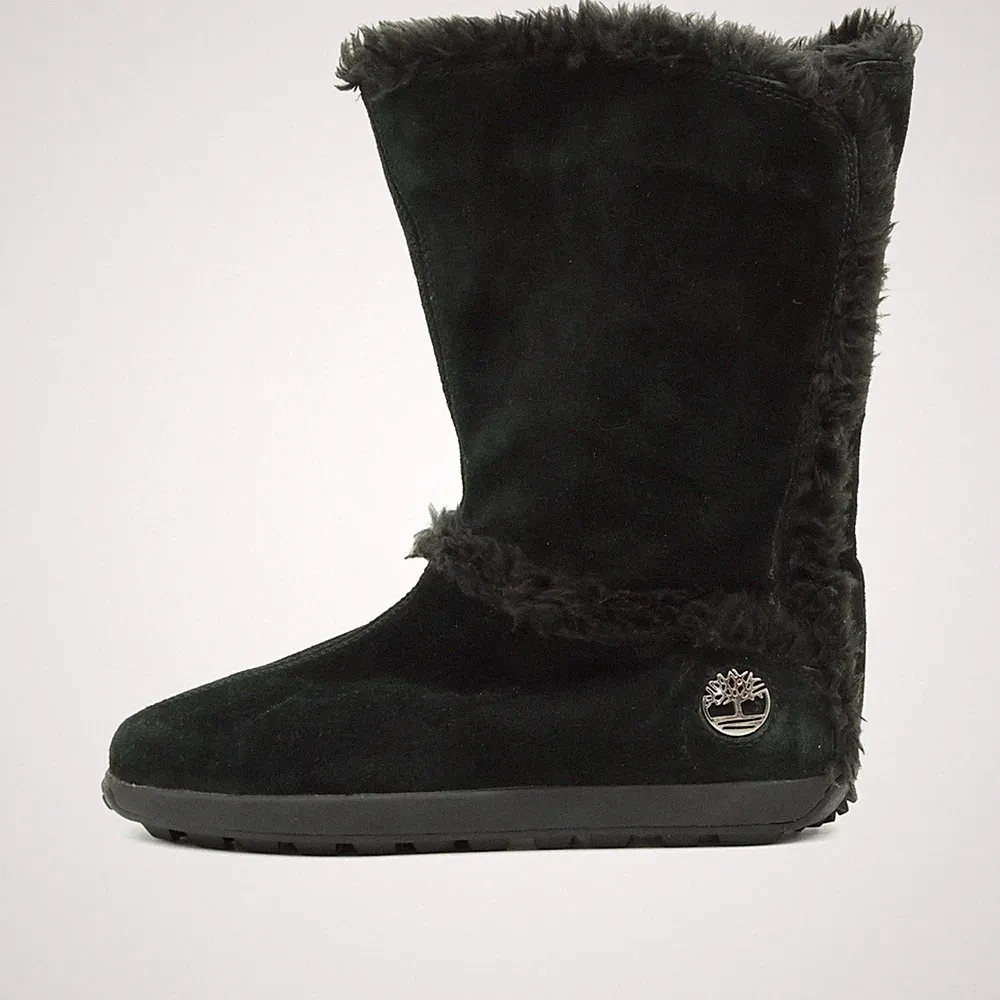 Timberland Damen 61643 Stiefel Schwarz Wildleder Winter Winterstiefel EU 41,5
