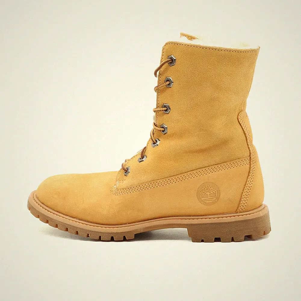 Timberland Damen 61672 Stiefel Gelb Nubukleder Boots Winterstiefel EU 39
