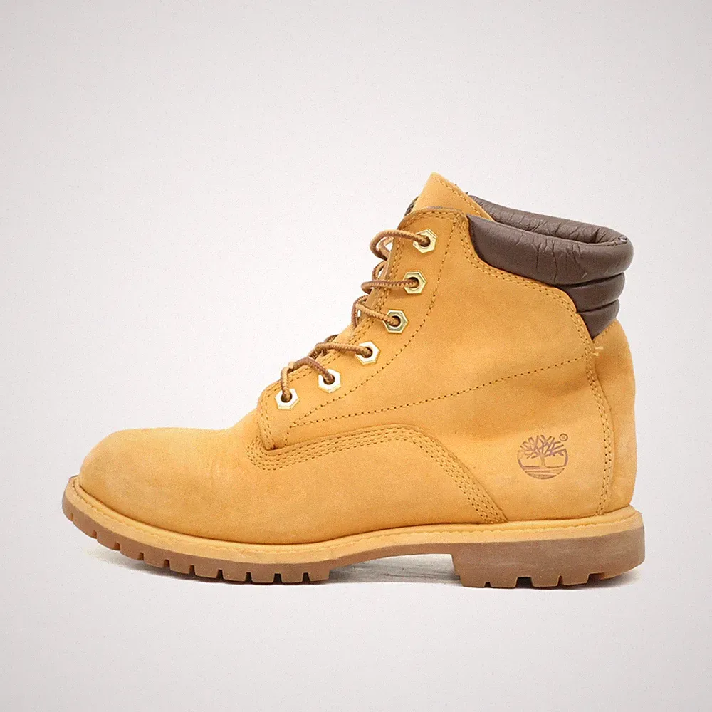 Timberland Damen 8169R Stiefel weizen-gelb Nubukleder 6-Inch Schnürstiefel EU 38