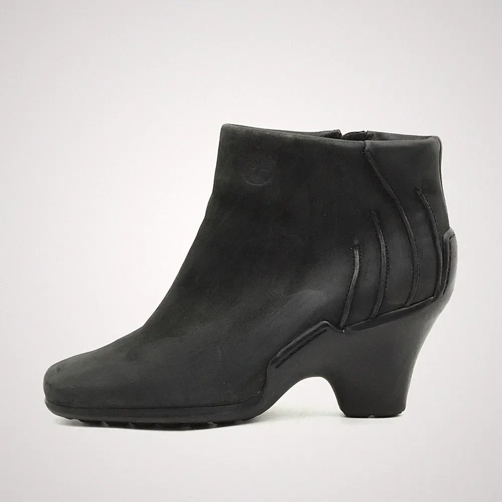 Timberland Damen 98362 Stiefel Schwarz Wildleder Komfort Stiefeletten EU 39,5