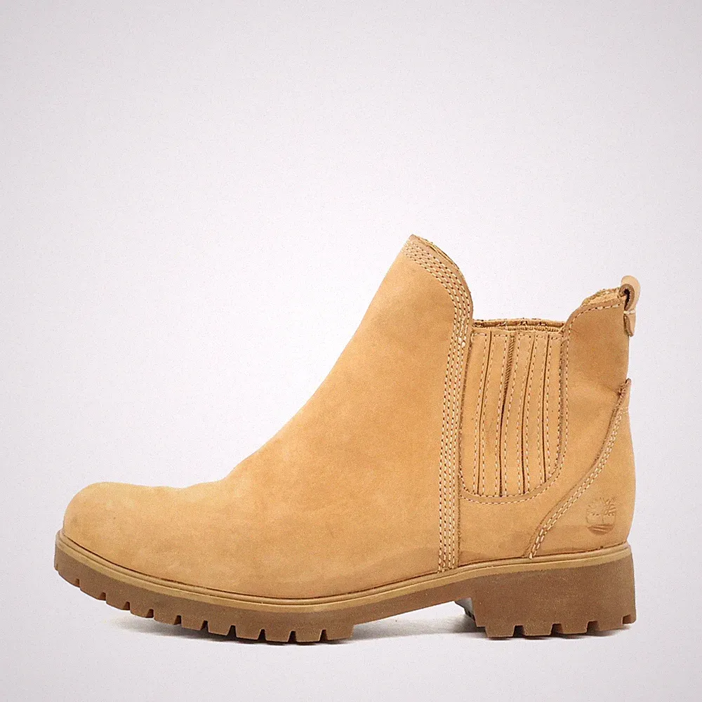 Timberland Damen A11VC Stiefelette Beige Nubukleder Chelsea Boots EU 39