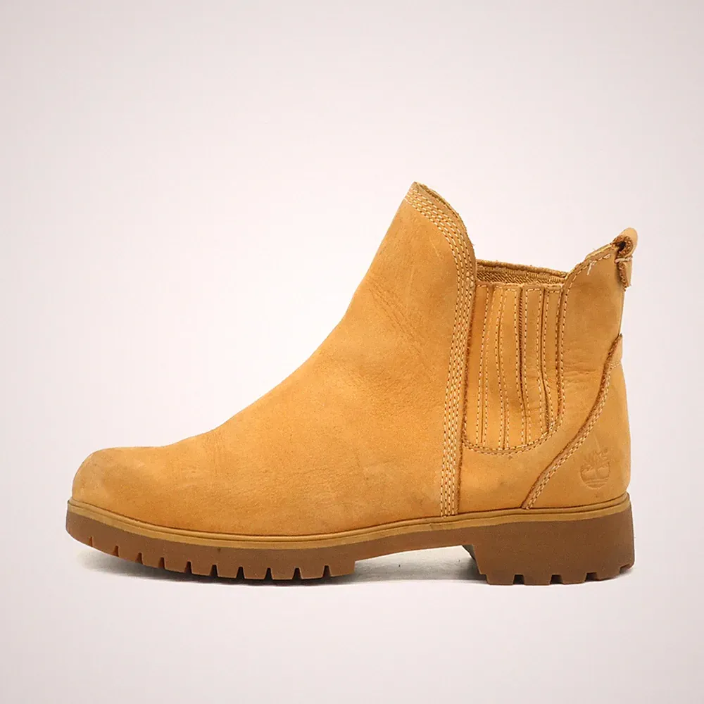Timberland Damen A11VC Stiefeletten Braun Nubukleder Boots Chelsea EU 37.5
