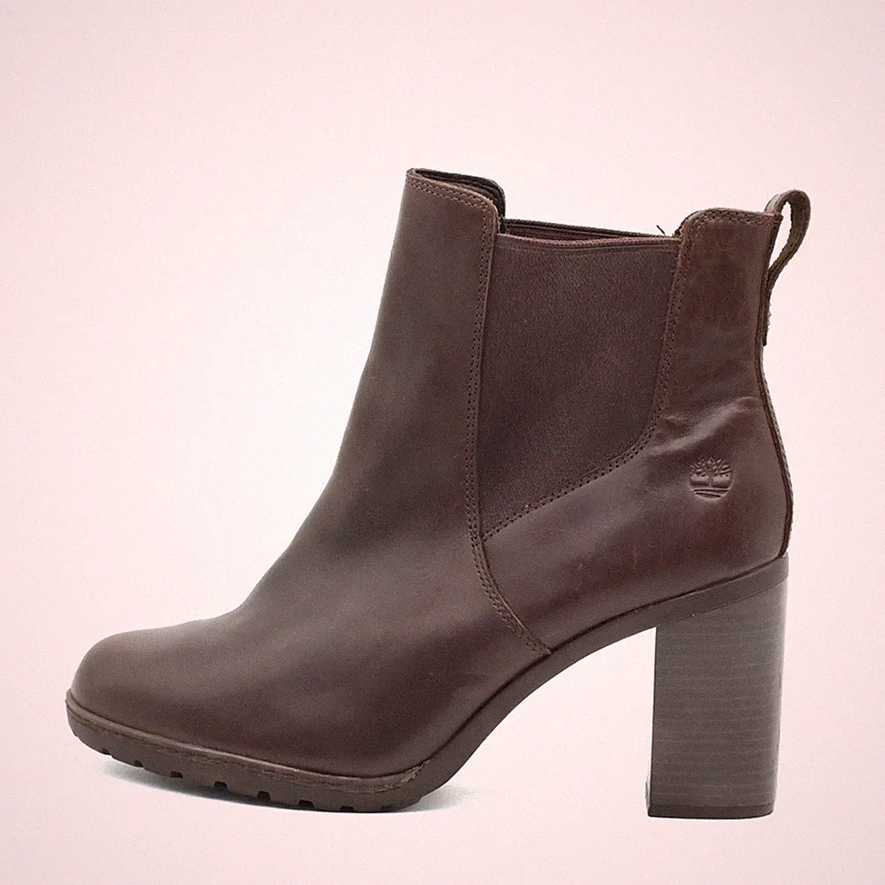 Timberland Damen A1KIU Stiefel Braun Leder Hochwertiges Chelsea-Stiefel EU 41.5