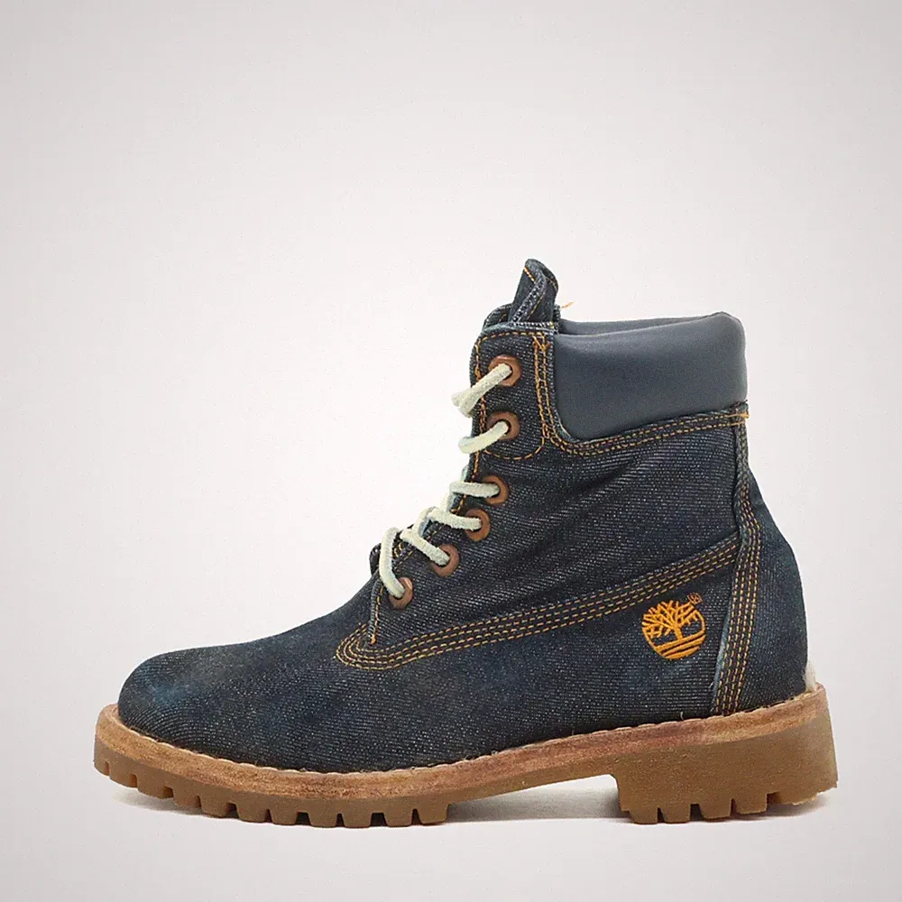 Timberland Damen Classic 6 Inch Boot Boots Blau Passform Schnürstiefel EU 38
