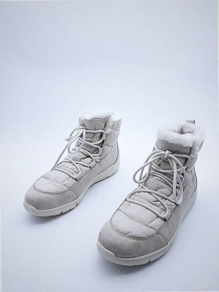 Timberland Damen Schnürstiefelette Schnürboots Leder Weiß Gr.40 EU Art. 41562-10