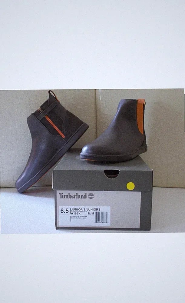 Timberland Damen/Unisex Stiefeletten Groveton Chelsea Leder terra/orange Gr39,5115€