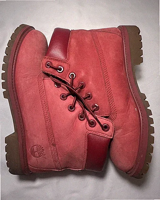 Timberland Damen Winterstiefel rot 38,5 | wasserdichte Schnee Wanderschuhe