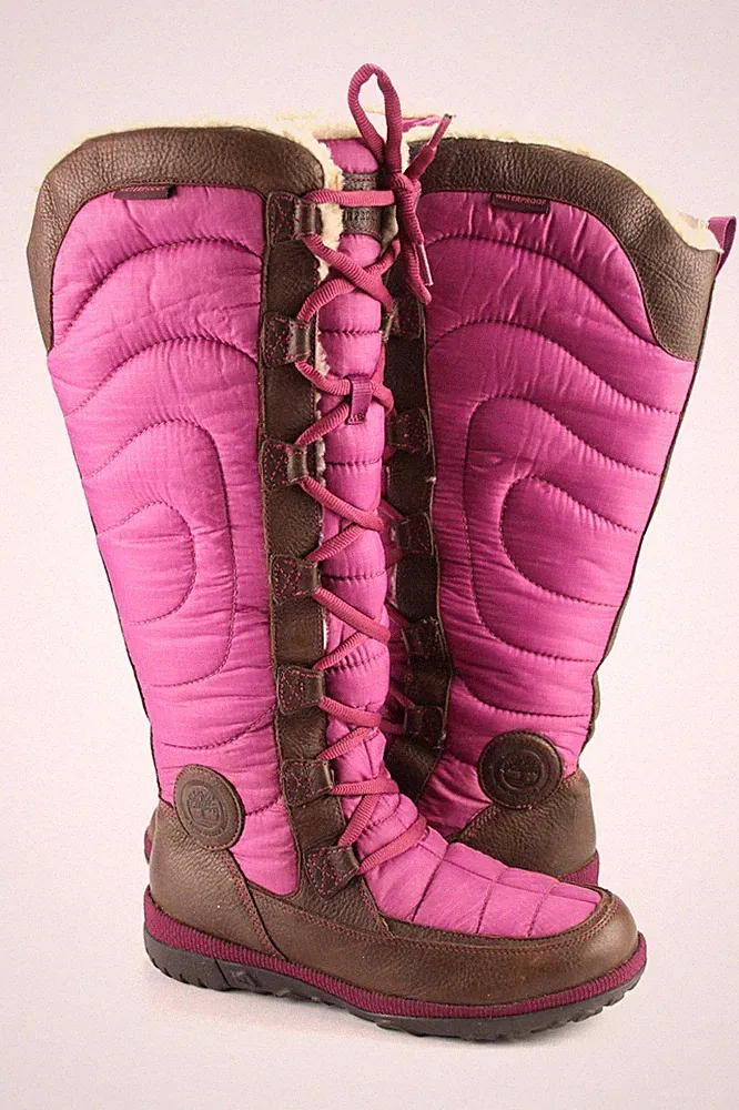 Timberland Gr.37,5 Damen Schneestiefel Boots Gefüttert Wasserfest WIE NEU L 99