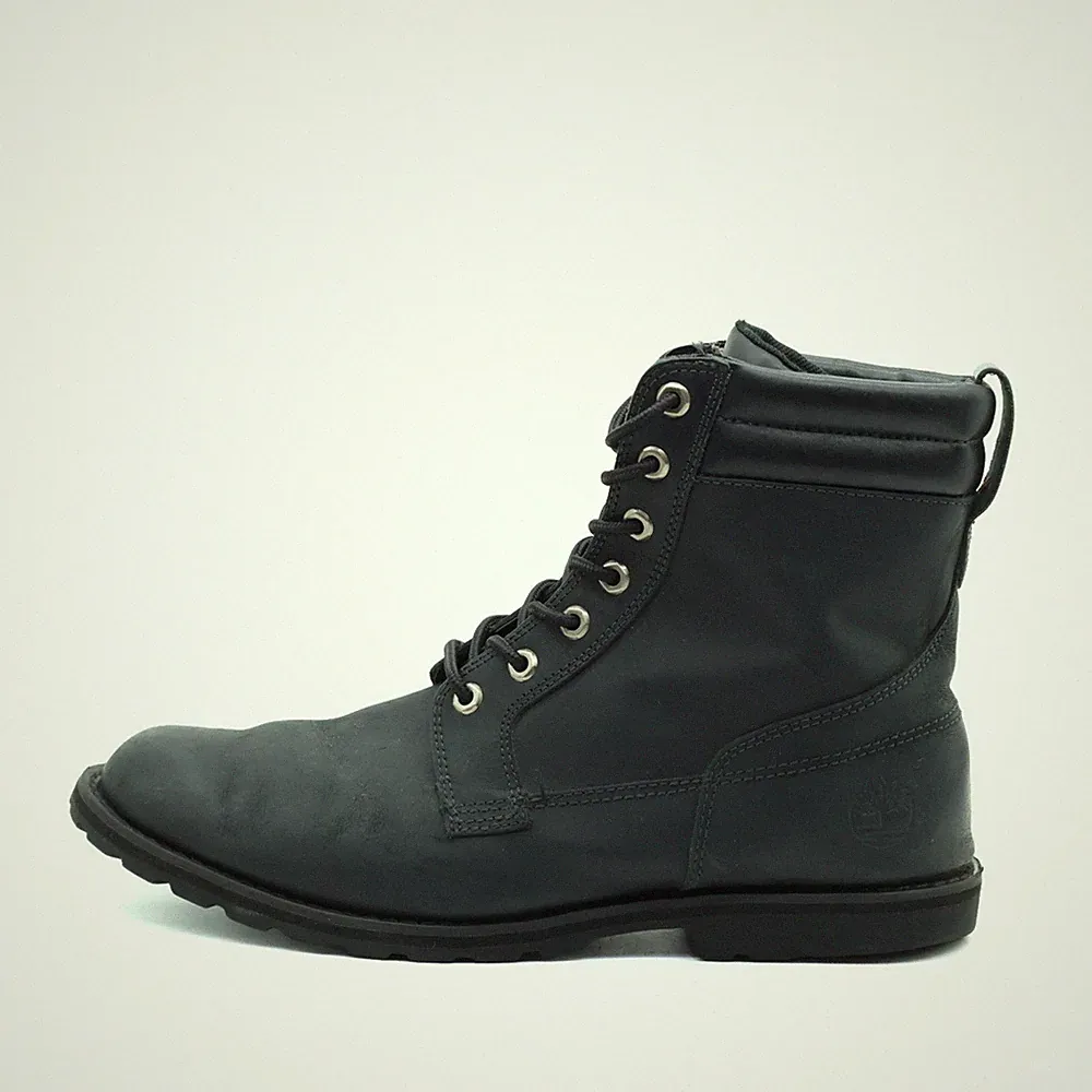 Timberland Herren 84584 Stiefel Schwarz Leder Knöchelhoch Outdoor EU 45.5