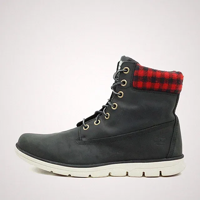 Timberland Herren A14Q7 Stiefel Schwarz/Rot Boots Outdoor-Stiefel EU 45