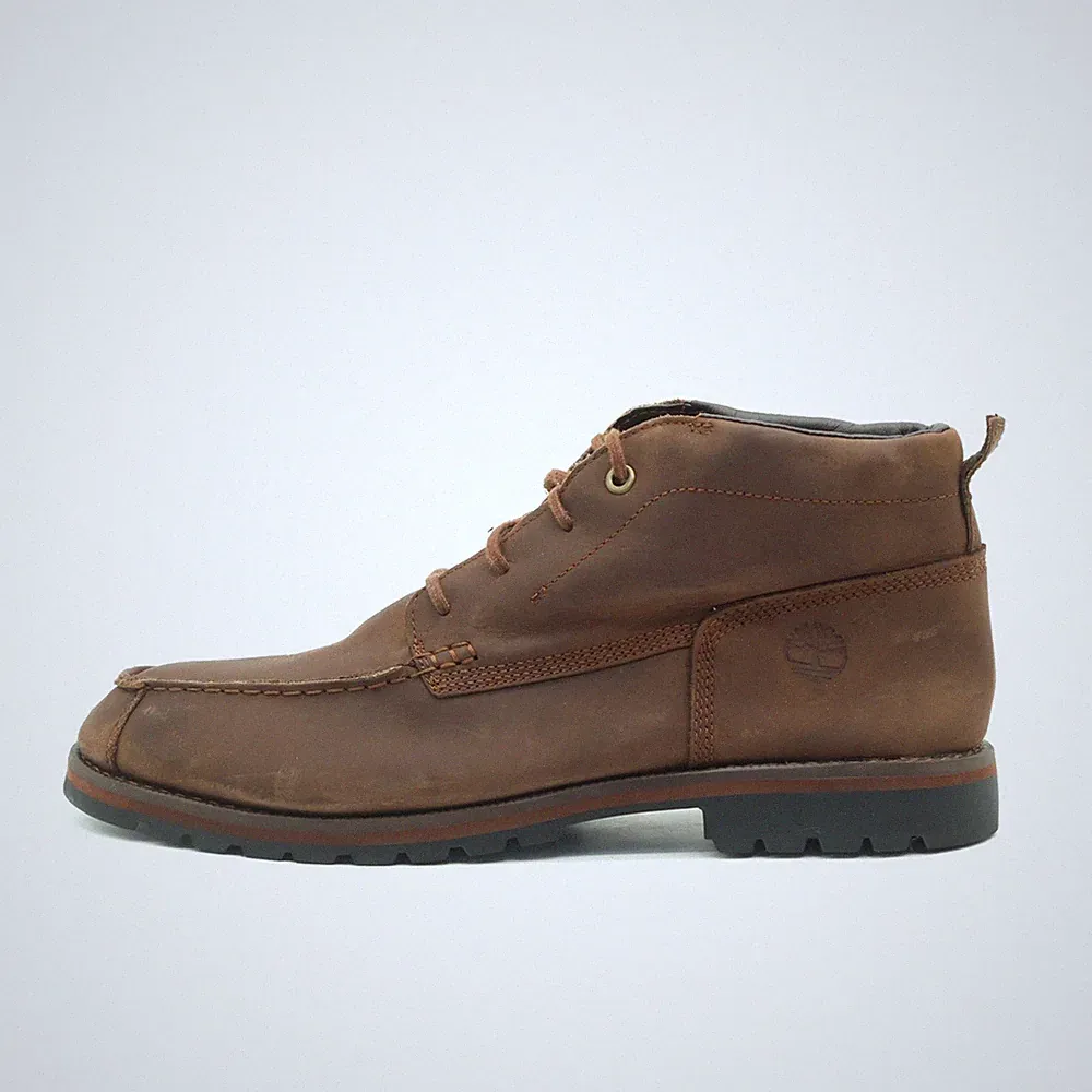 Timberland Herren A1859 Stiefel Braun Leder Knöchelhoch Outdoor Boots EU 47.5