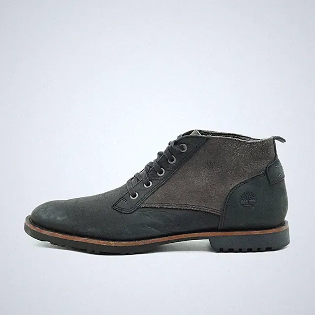 Timberland Herren A1N2I Stiefel Schwarz Grau Leder Knöchelhoch Boots EU 40