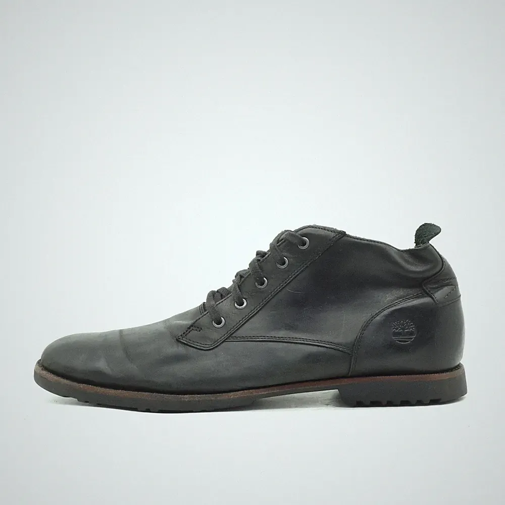 Timberland Herren A1N35 Stiefel Schwarz Leder Mittel Classic EU 45.5