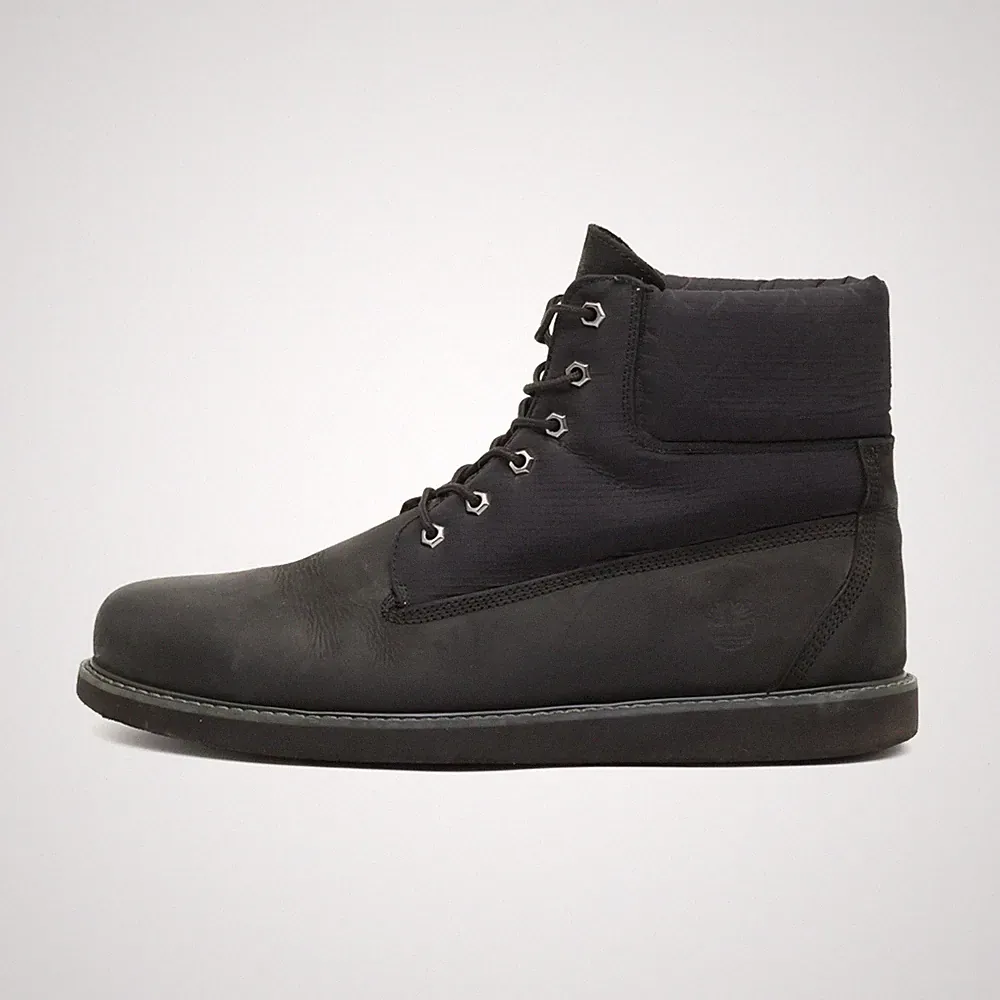 Timberland Herren A2GK5 Stiefel Schwarz Leder/Textil Mittel Boots EU 47.5