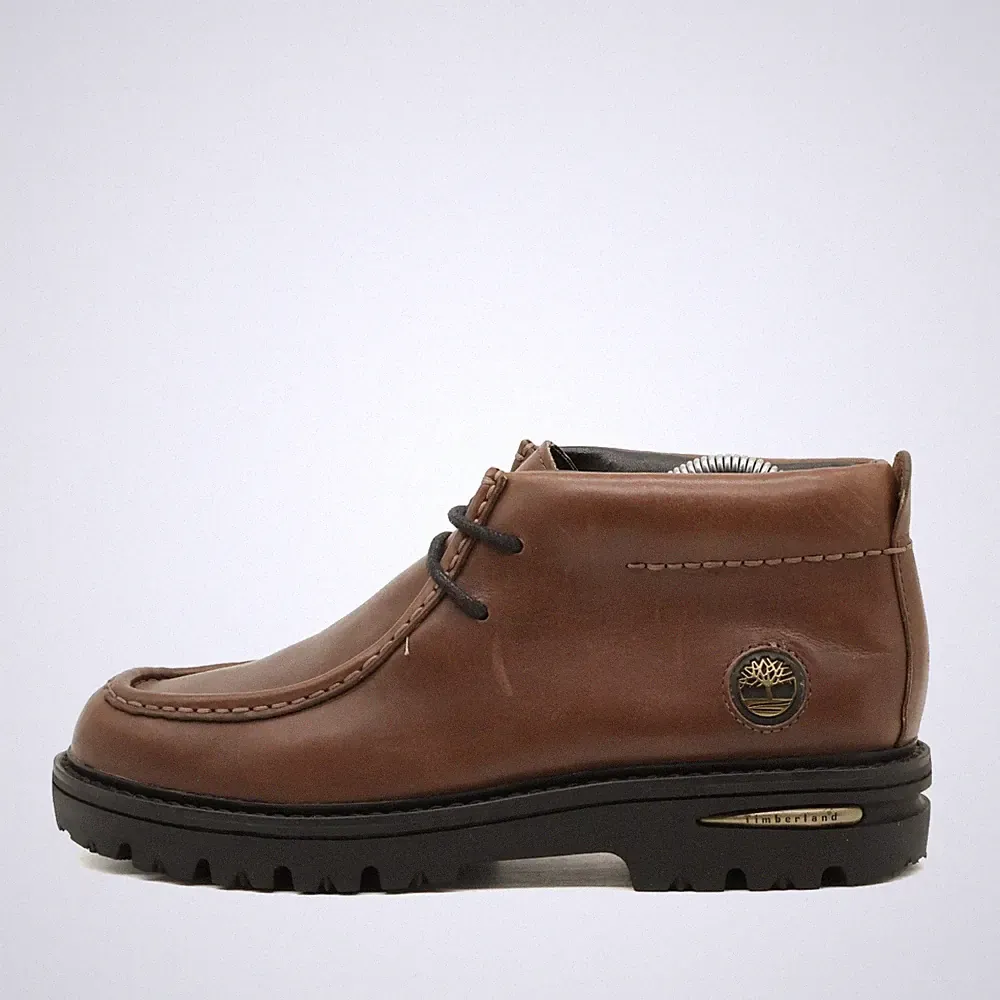 Timberland Herren Mokassin Stiefel Braun Leder Outdoor Stiefeletten EU 43.5