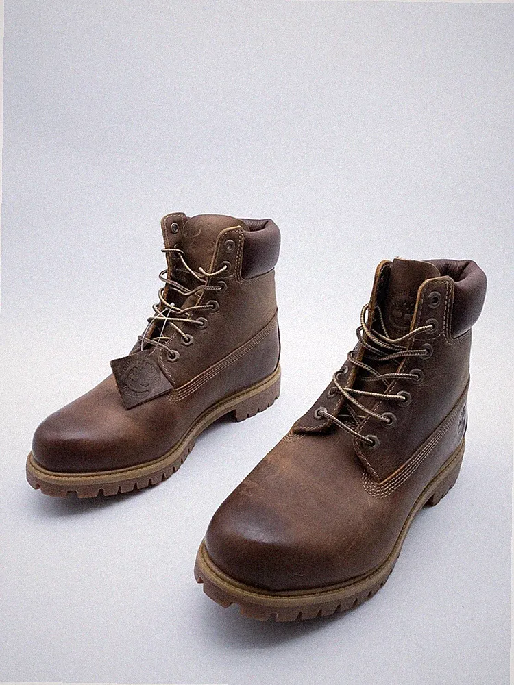Timberland Herren Winterboots Stiefel Boots Leder Braun Gr.42.5 EU Art. 40884-50