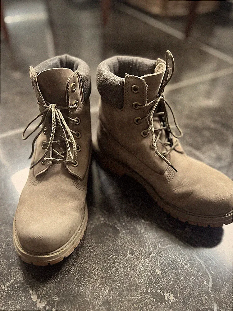 Timberland Premium 6-Inch Boot zum Schnüren in taupe Größe 39 (8w) unisex