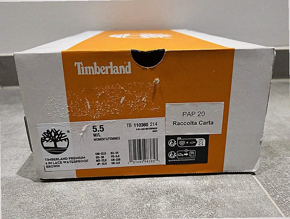 Timberland Premium 6 Inch Lace Waterproof Damen Leder Stiefelette EU 36