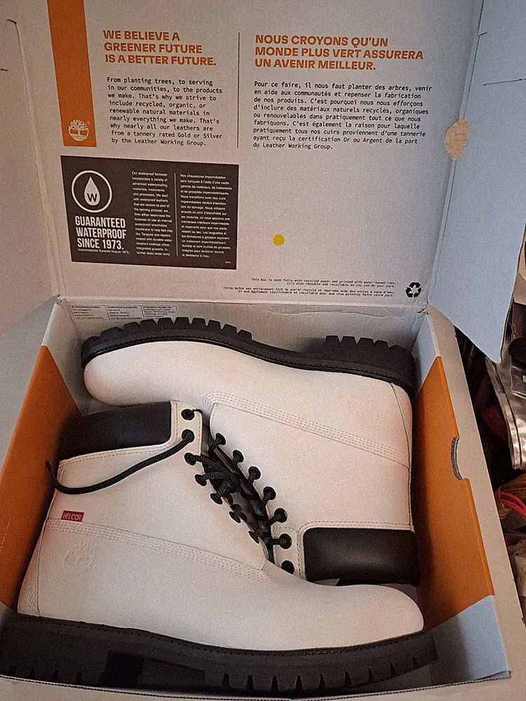 Timberland Premium , Weiß, Herren Nubuk Boots, Schuhgröße 11,5 / EU 45,5