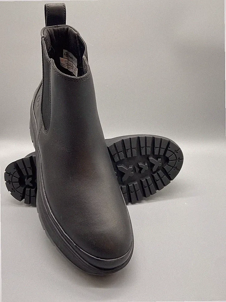 Timberland Roxie Boots Damen Gr 41,5 Schwarz Leder Ankle Boot Stiefeletten
