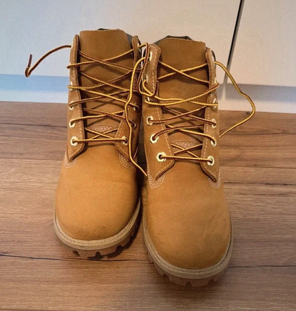 Timberland Schnürstiefel Beige Leder EU 38