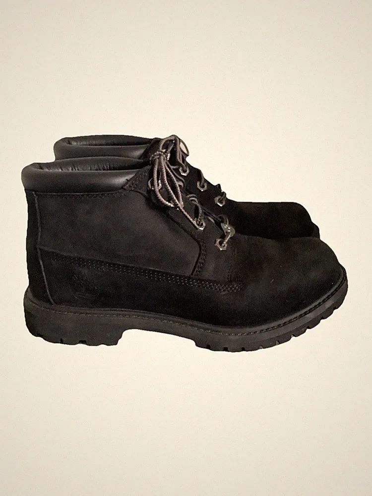 Timberland schwarze Stiefeletten mit Anti Fatigue, UK Größe 4,5, Top Zustand