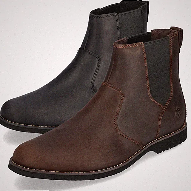 Timberland Woodhull Chelsea Herren Stiefel | Boots | Booties | Leder, Synthetik