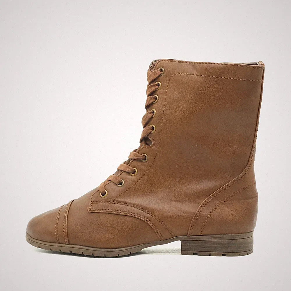 Time and Tru Damen Vintage Stiefelette Stiefel Braun Passform Stiefeletten EU 41