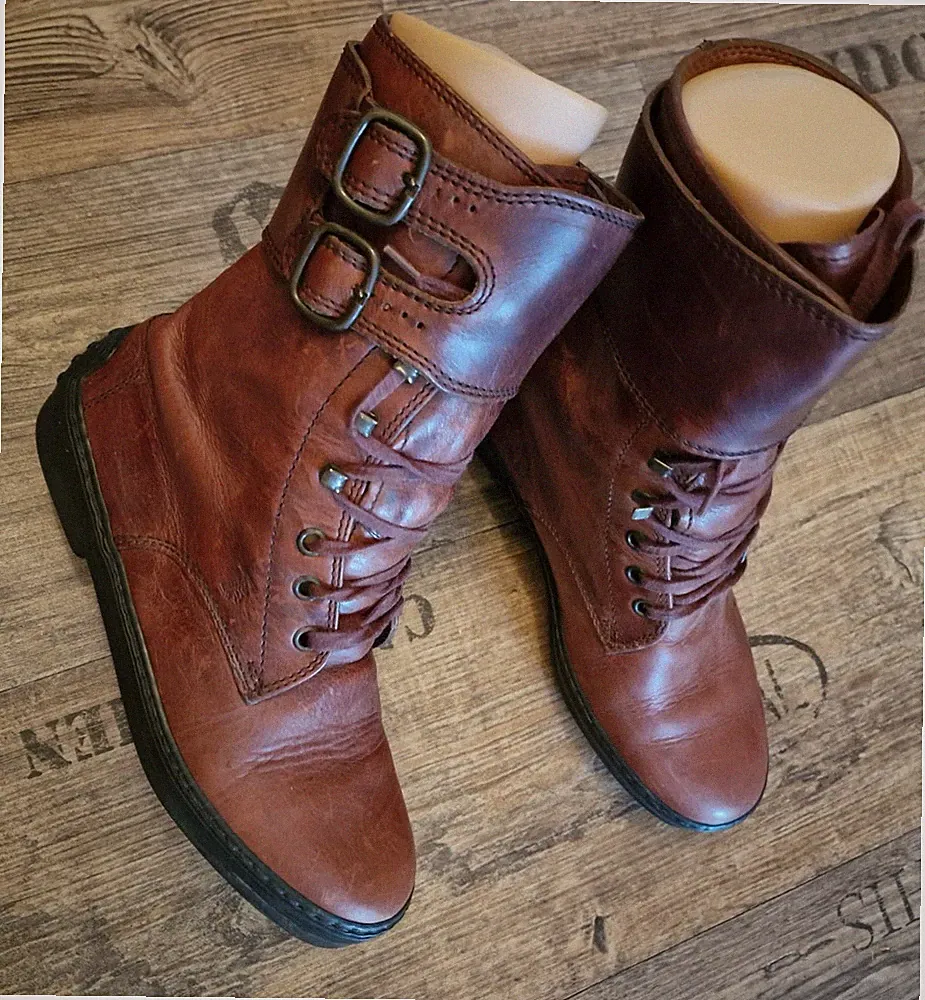 TOD'S Stiefelette Damen Ankle Boots Booties Gr. 35 Echtes Leder Braun sehr gut